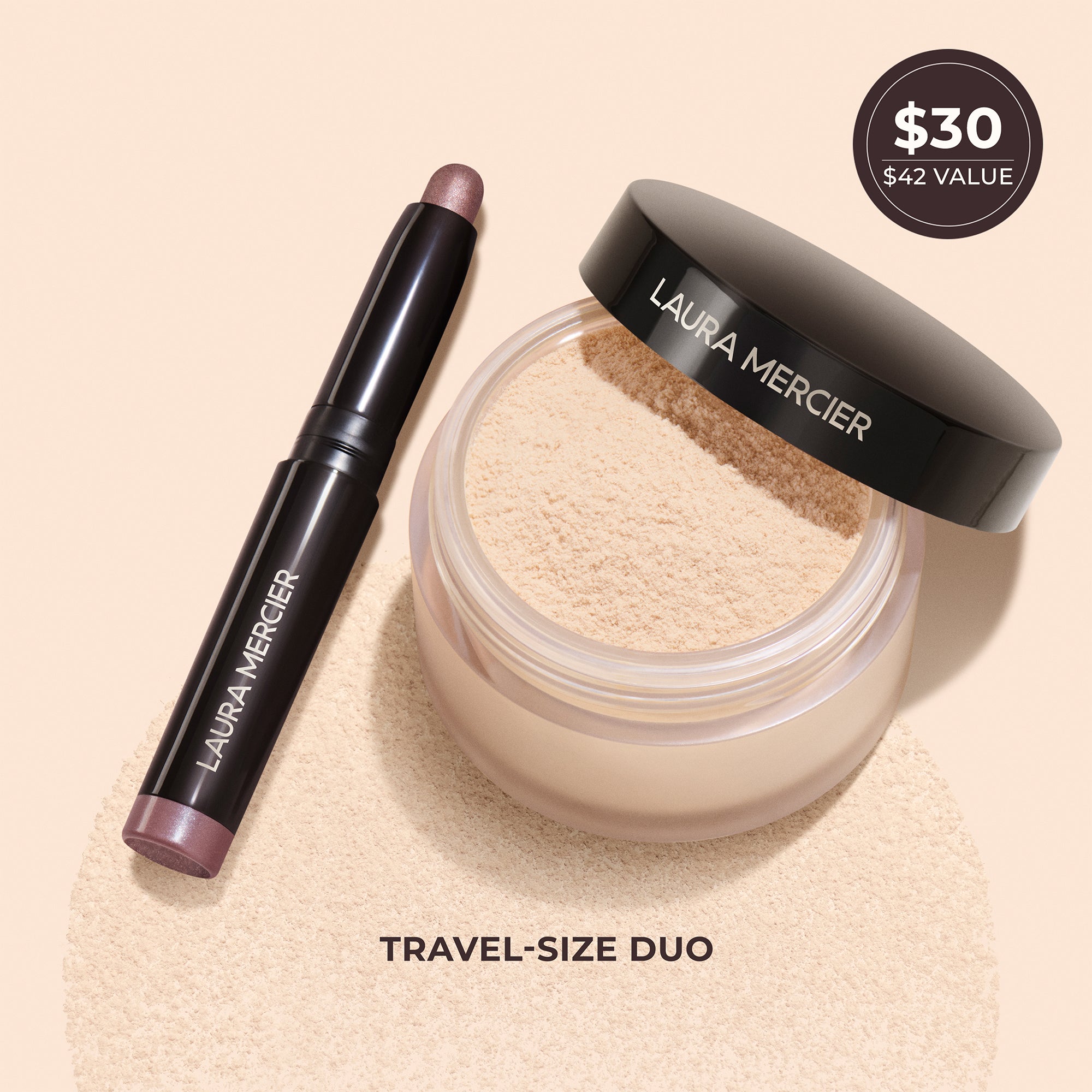 Artistry Icons Translucent Loose Setting Powder and Mini Caviar Stick Eye Shadow Set