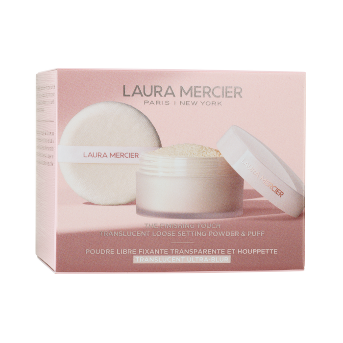 The Finishing Touch Translucent Loose Setting Powder & Puff Translucent Ultra-Blur
