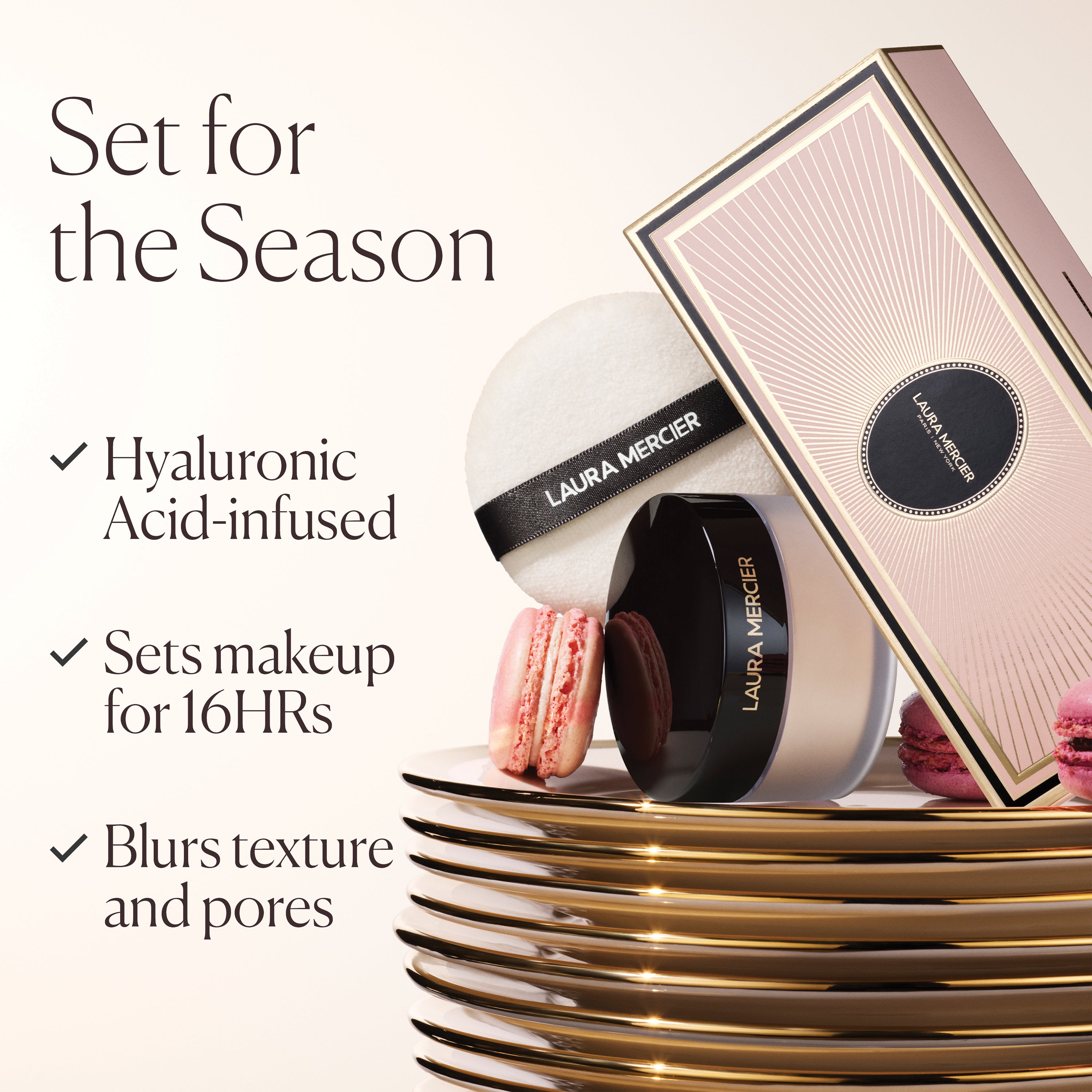 Indulgent Icons Ultra-Blur Translucent Loose Setting Powder + Puff
