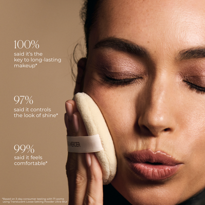 The Finishing Touch Translucent Loose Setting Powder & Puff Translucent Ultra-Blur