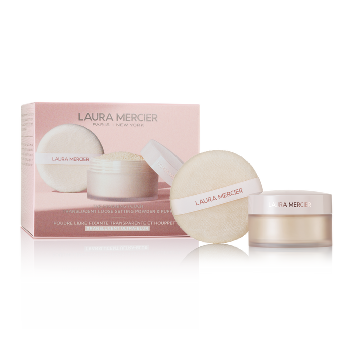 The Finishing Touch Translucent Loose Setting Powder & Puff Translucent Ultra-Blur