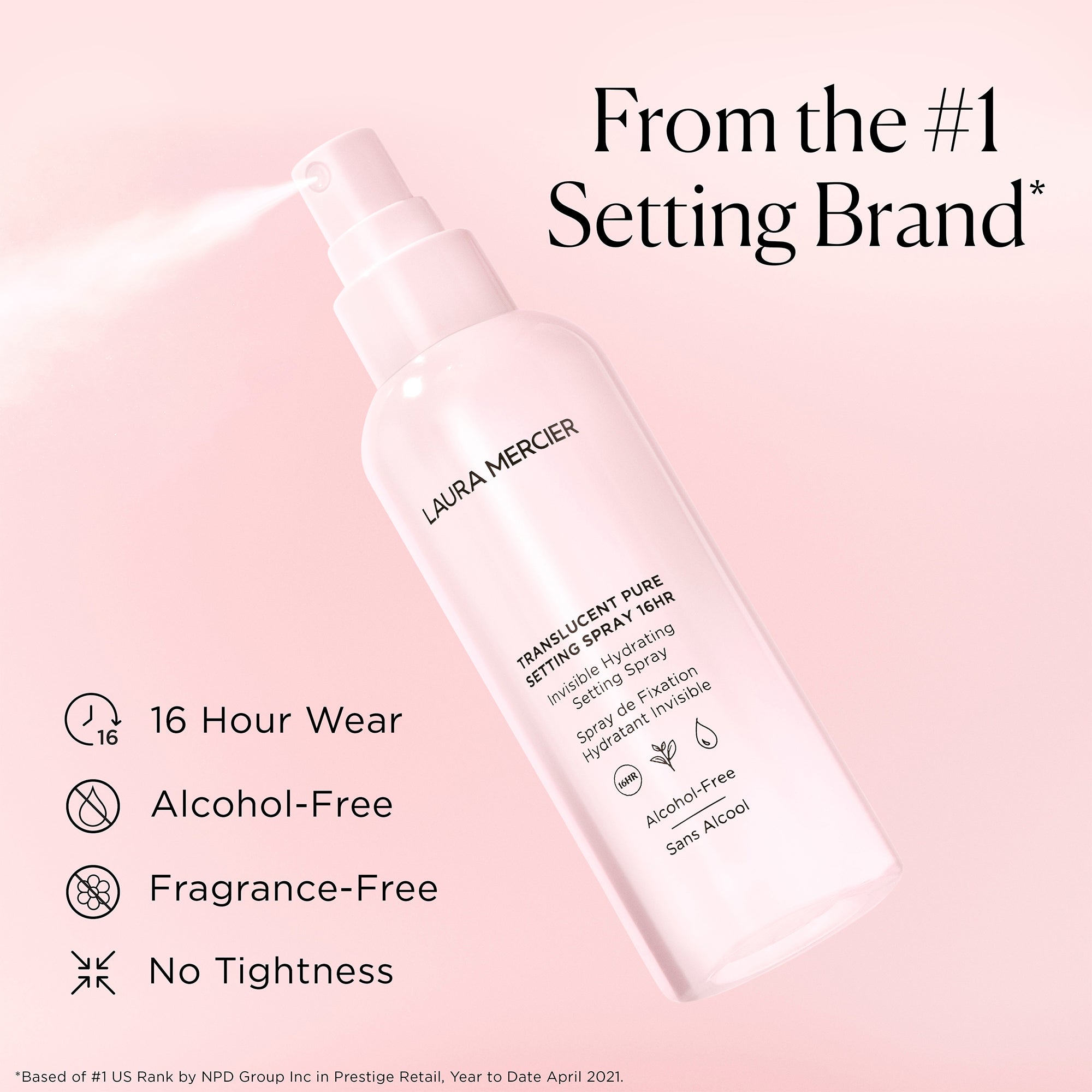 Translucent Pure Setting Spray 16Hr Mini