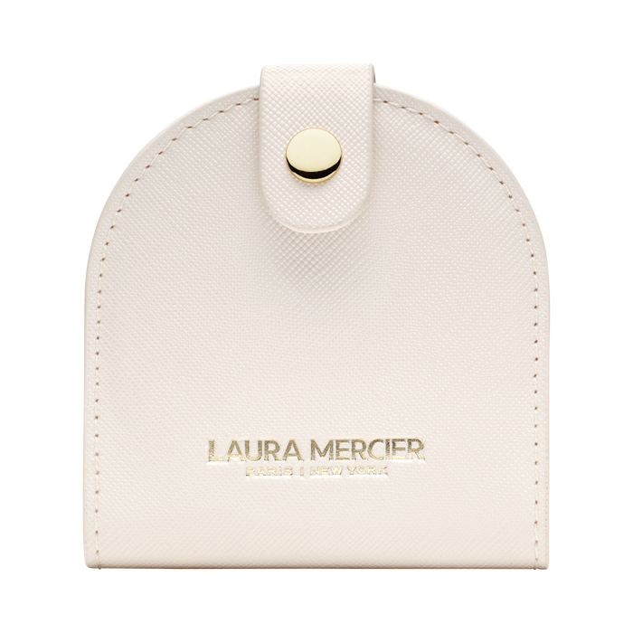 Cream Compact Mirror