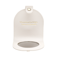 Cream Compact Mirror