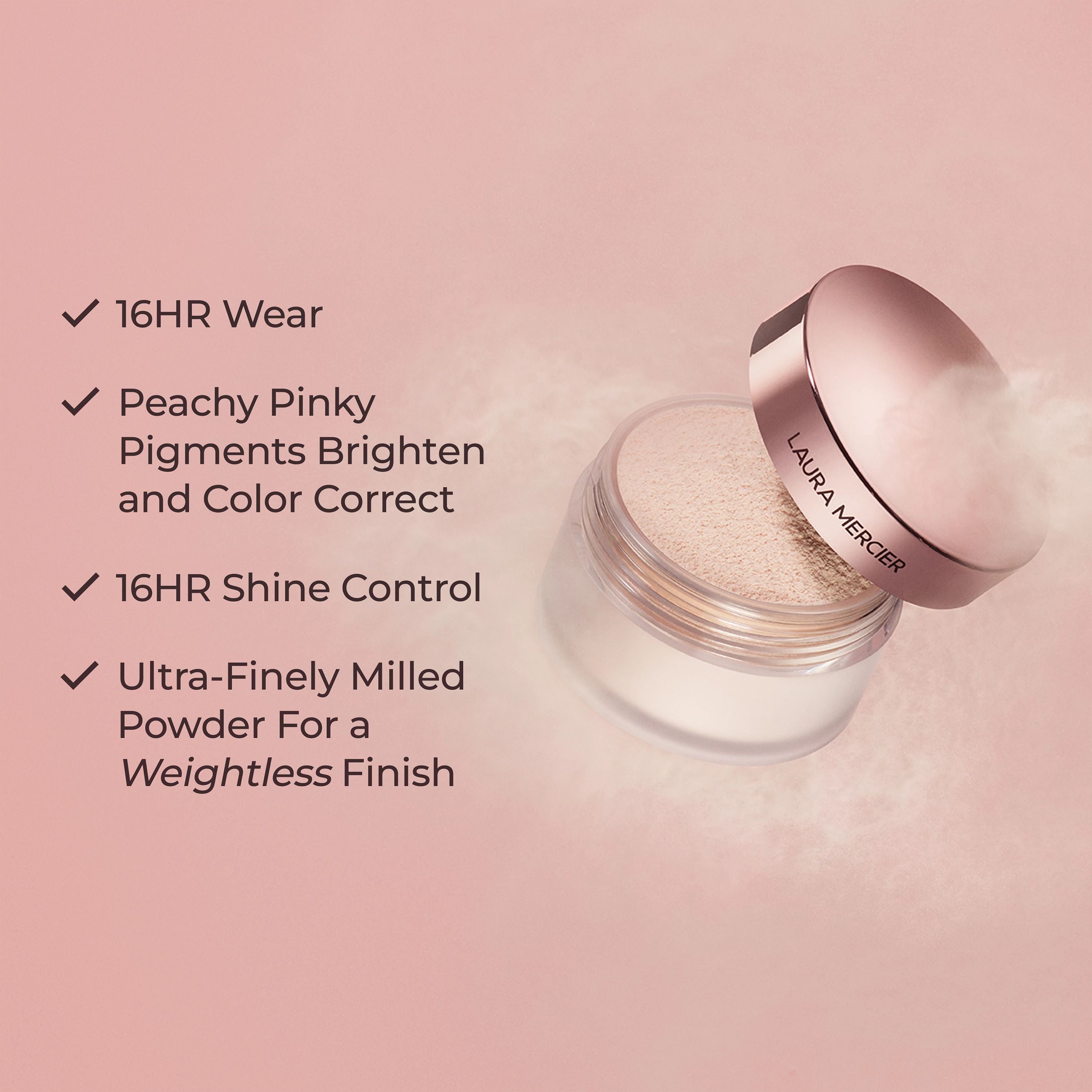 Pink Translucent Loose Setting Powder Tone-Up Mini