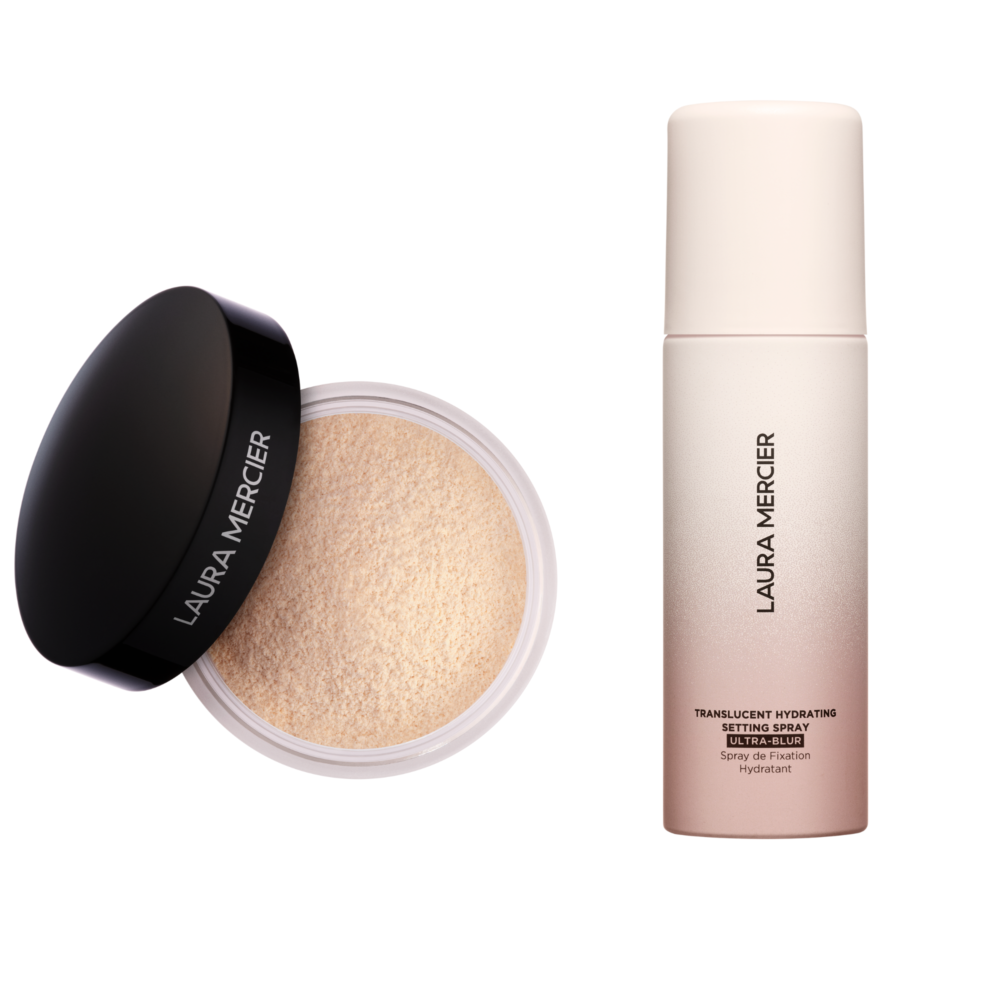 Translucent Loose Setting Powder and Setting Spray Bundle View 1