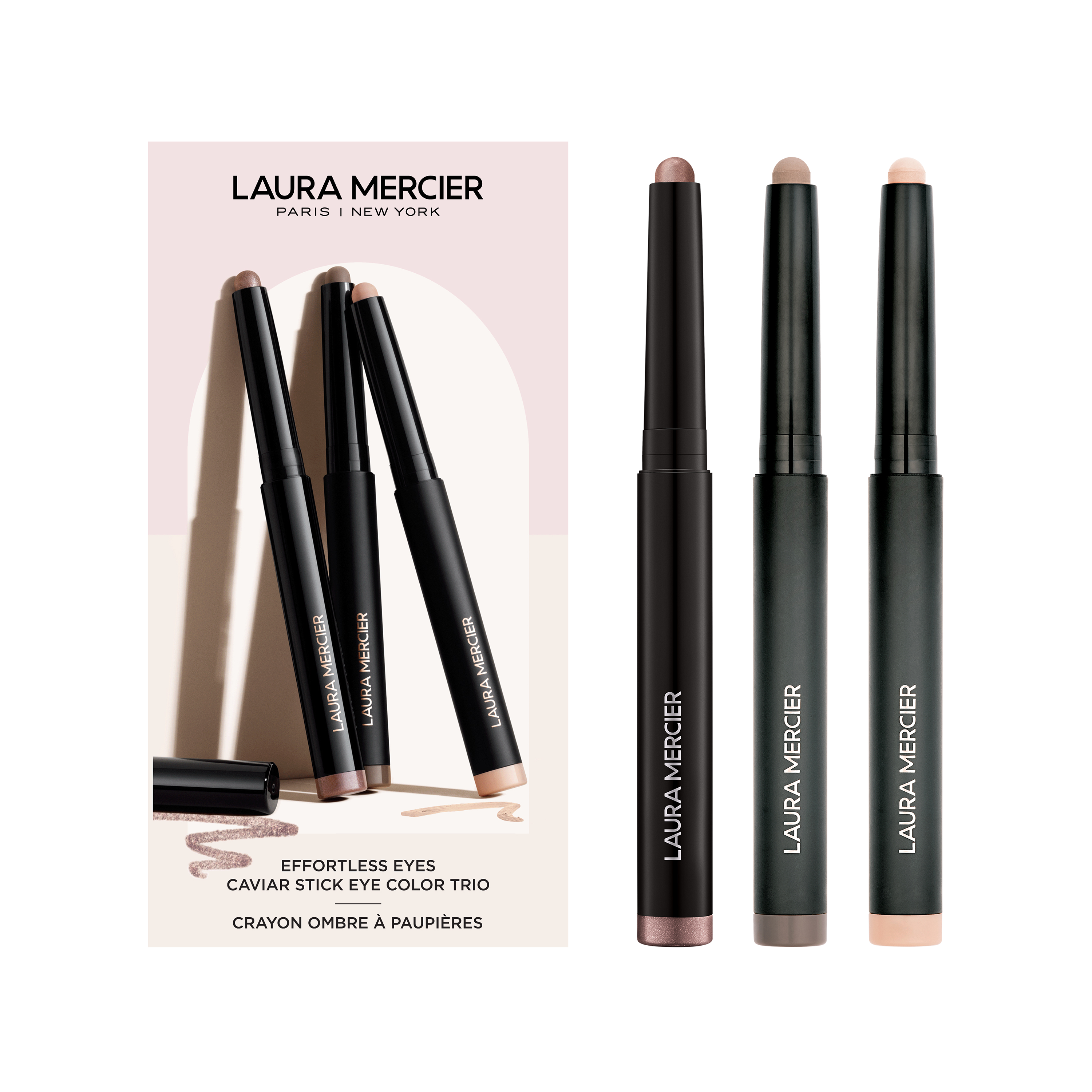 Effortless Eyes Caviar Stick Eye Color Trio