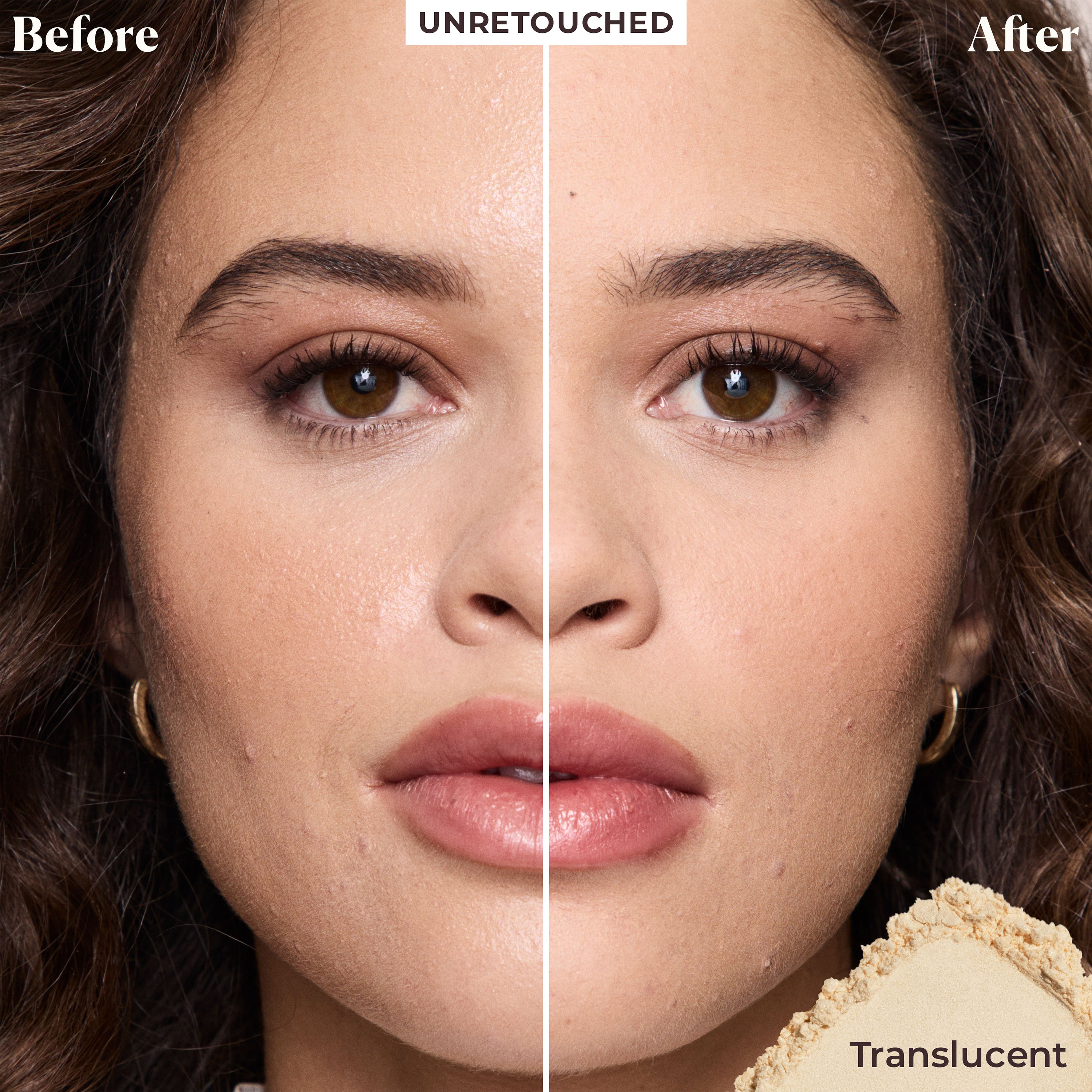 The Finishing Touch Translucent Loose Setting Powder & Puff Translucent Ultra-Blur