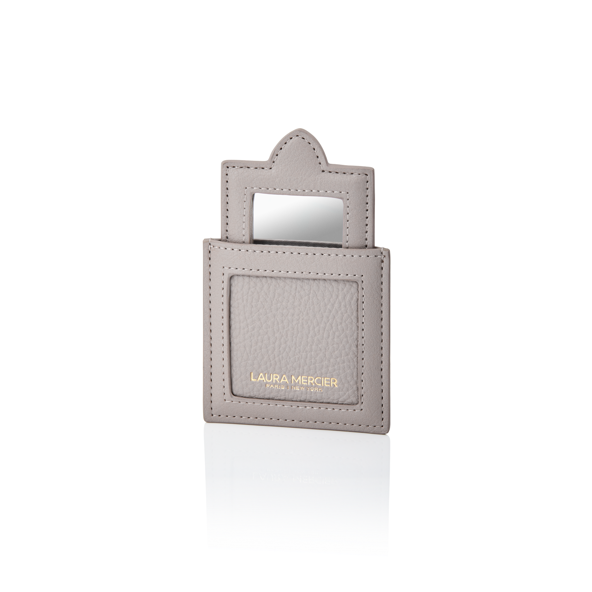 Gray Compact Mirror View 1