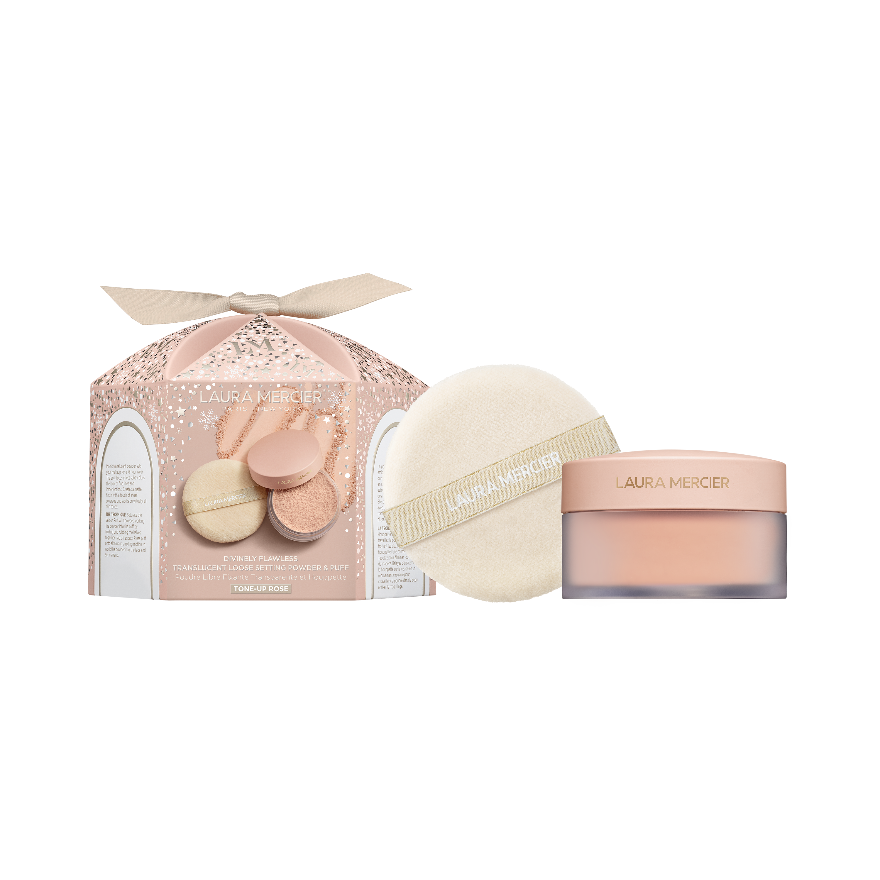 Divinely Flawless Translucent Loose Setting Powder & Puff View 1