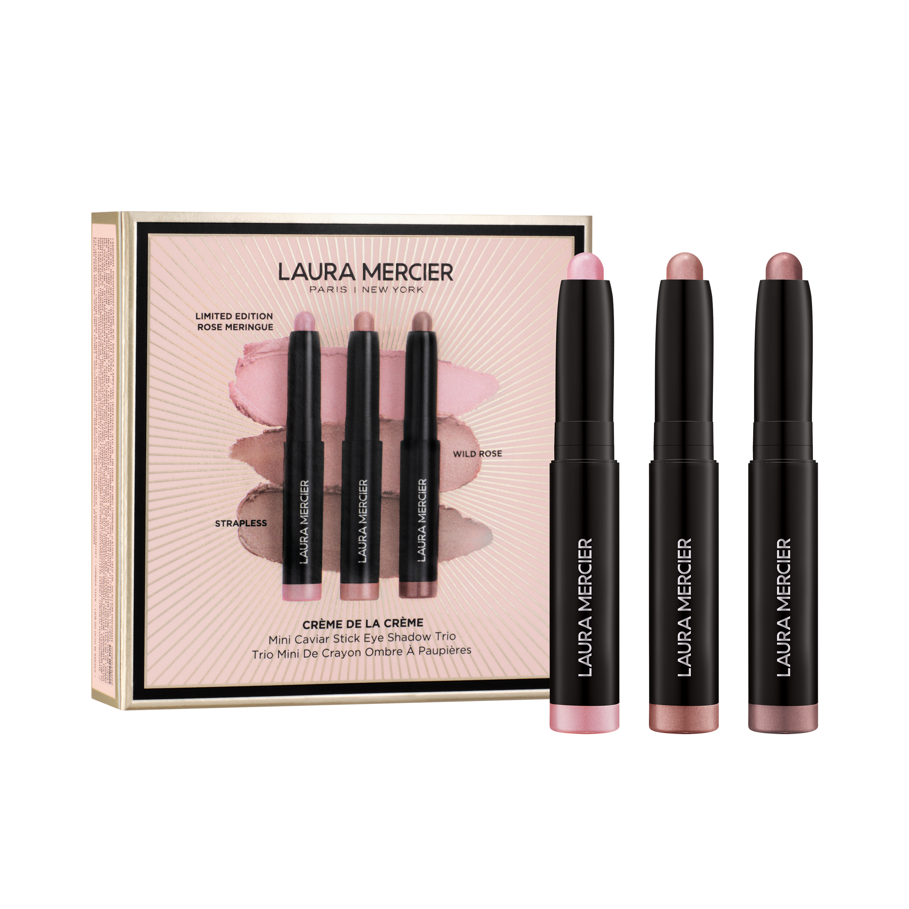 Crème de la Crème Mini Caviar Stick Eye Shadow Trio View 1