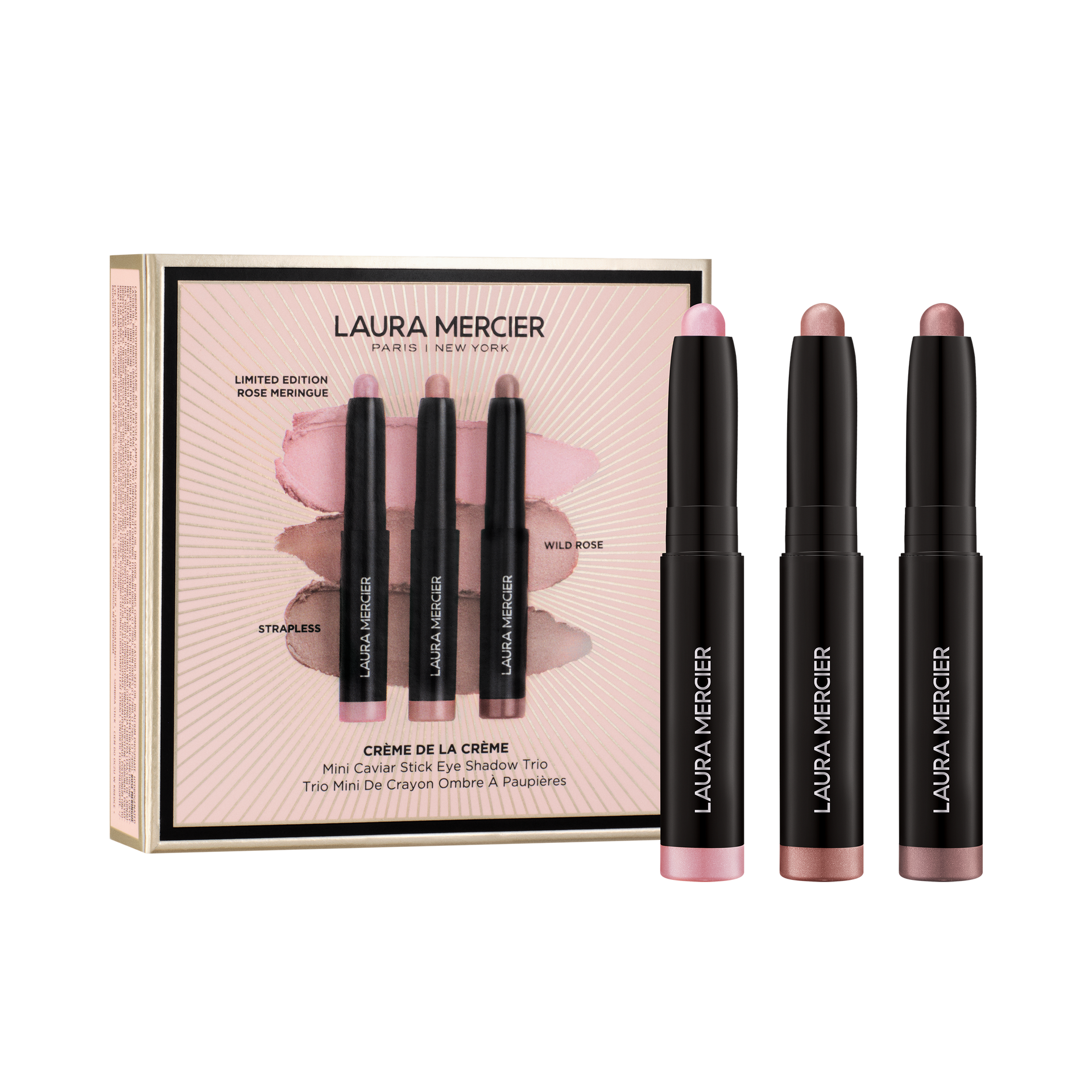 Crème de la Crème Mini Caviar Stick Eyeshadow Trio – Holiday 2025