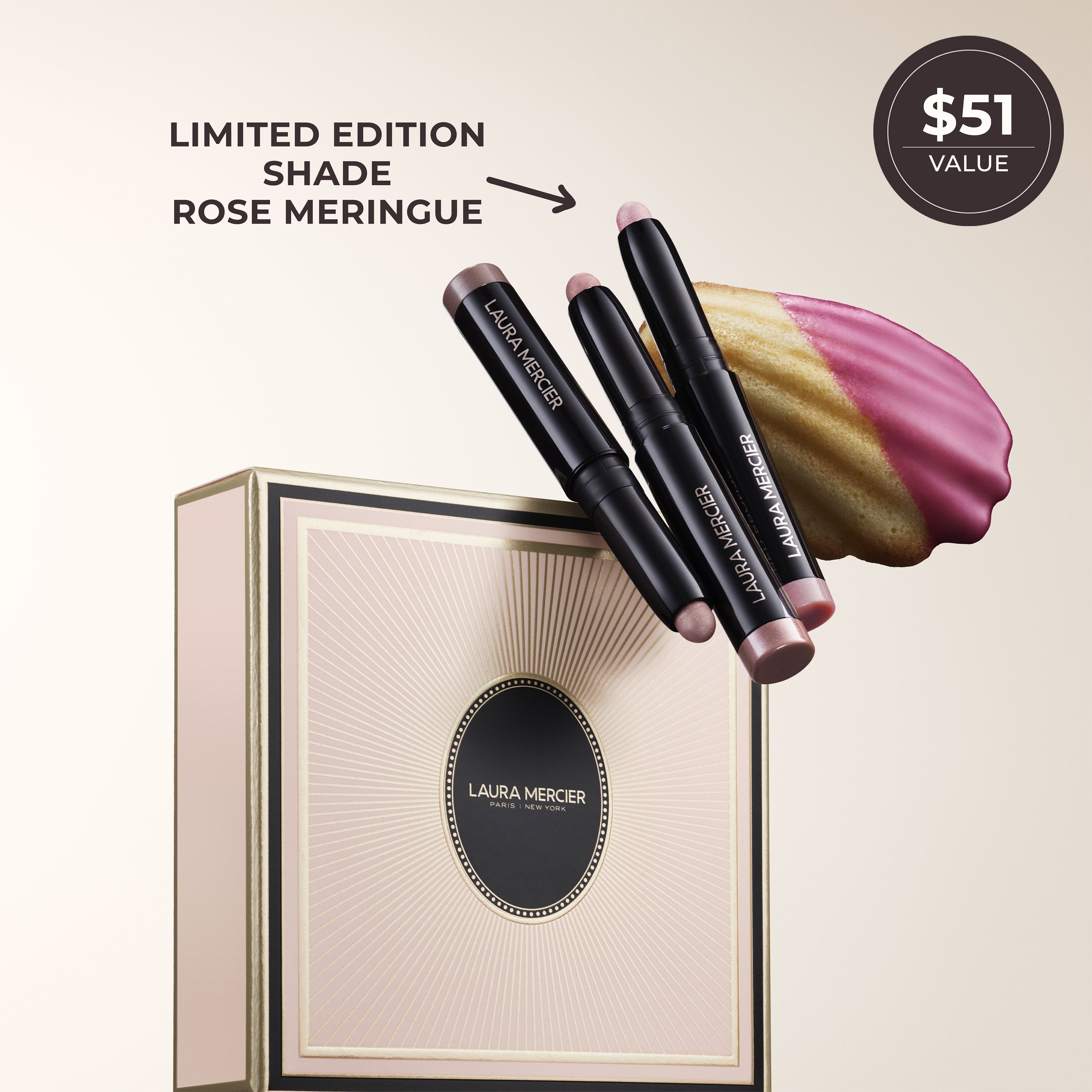 Crème de la Crème Mini Caviar Stick Eye Shadow Trio View 2