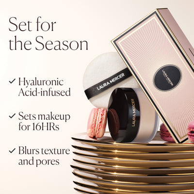 Indulgent Icons Ultra-Blur Translucent Loose Setting Powder + Puff