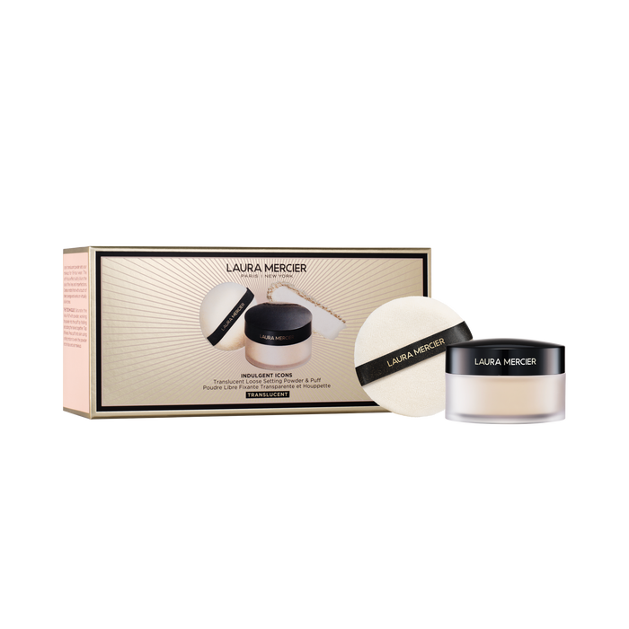 Indulgent Icons Translucent Loose Setting Powder + Puff