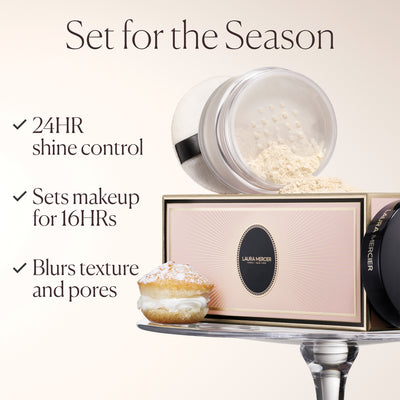 Indulgent Icons Translucent Loose Setting Powder + Puff