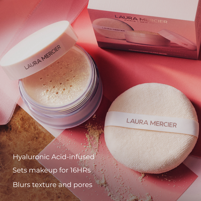 The Finishing Touch Translucent Loose Setting Powder & Puff Translucent Ultra-Blur