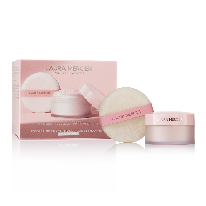 The Finishing Touch Translucent Loose Setting Powder & Puff Tone-Up Rose