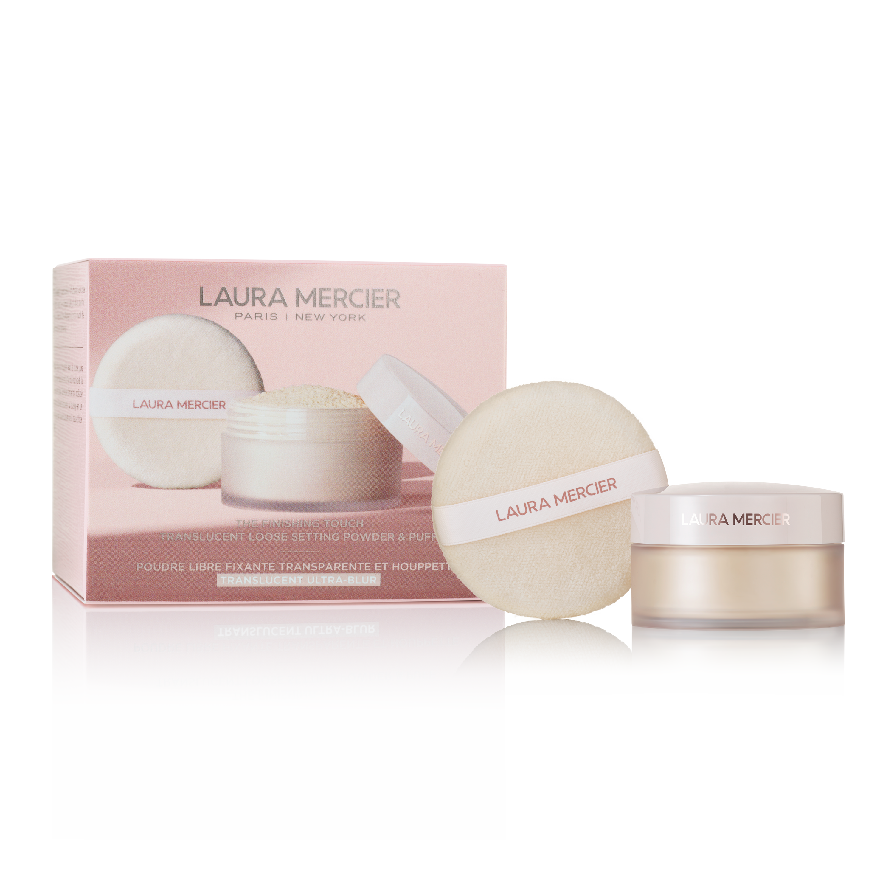 The Finishing Touch Translucent Loose Setting Powder & Puff Translucent Ultra-Blur