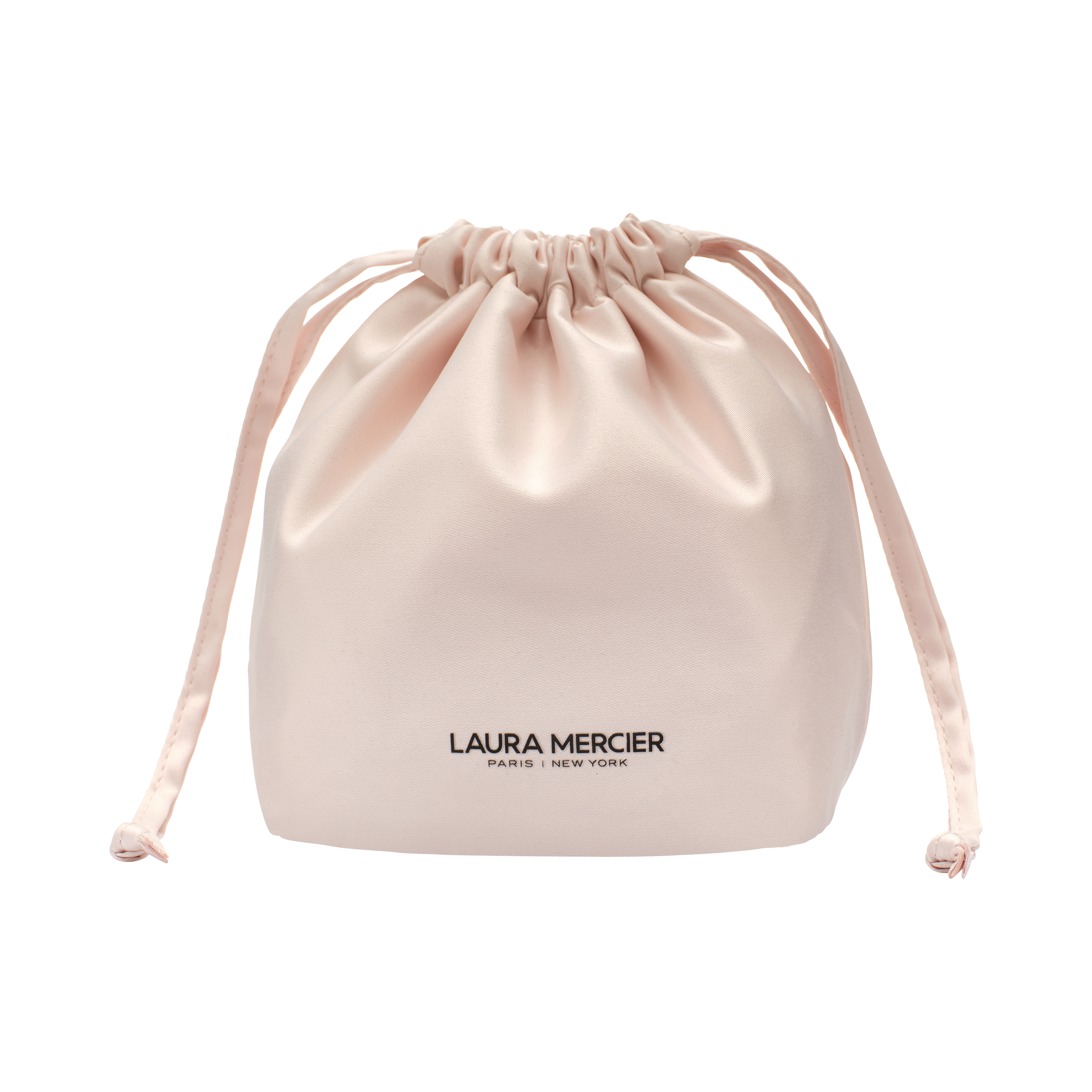 Blush Drawstring Makeup Bag View 1