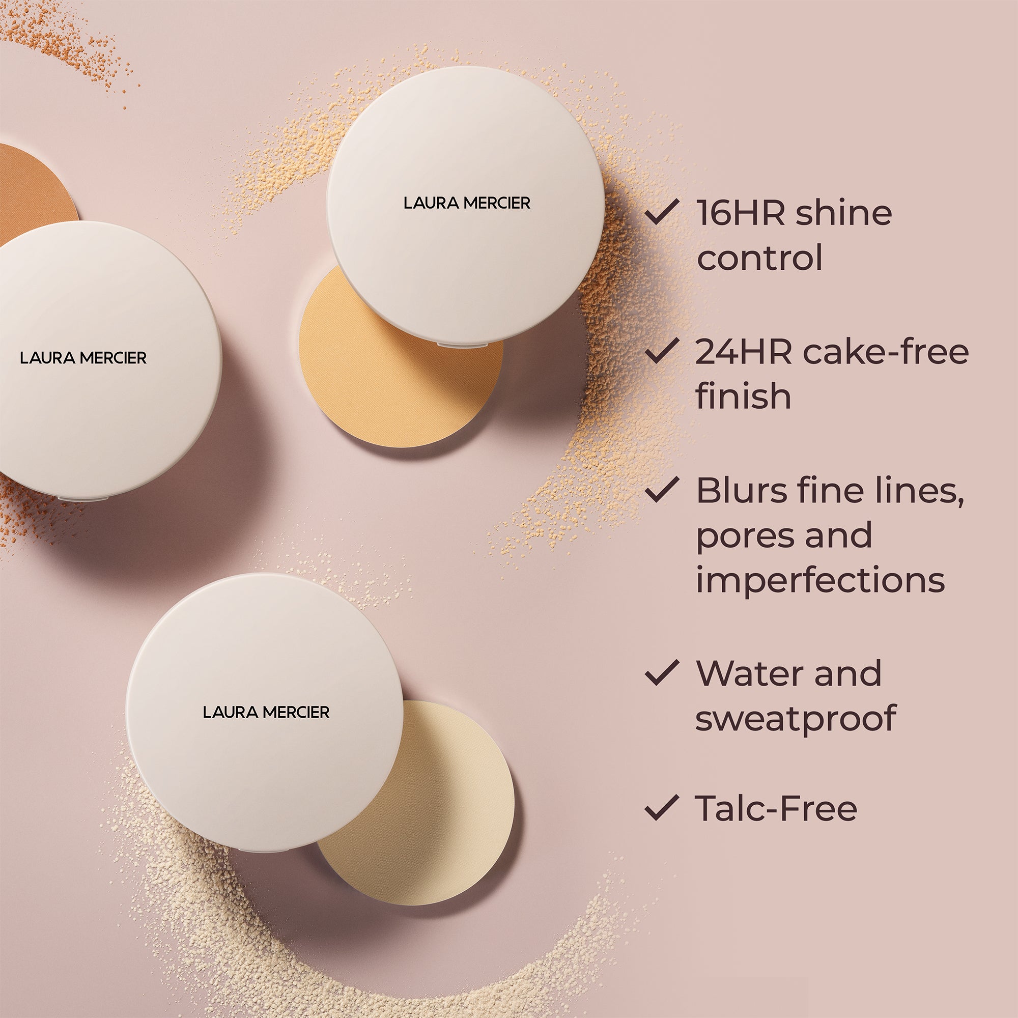 Translucent Pressed Talc-Free Waterproof Setting Powder Ultra-Blur