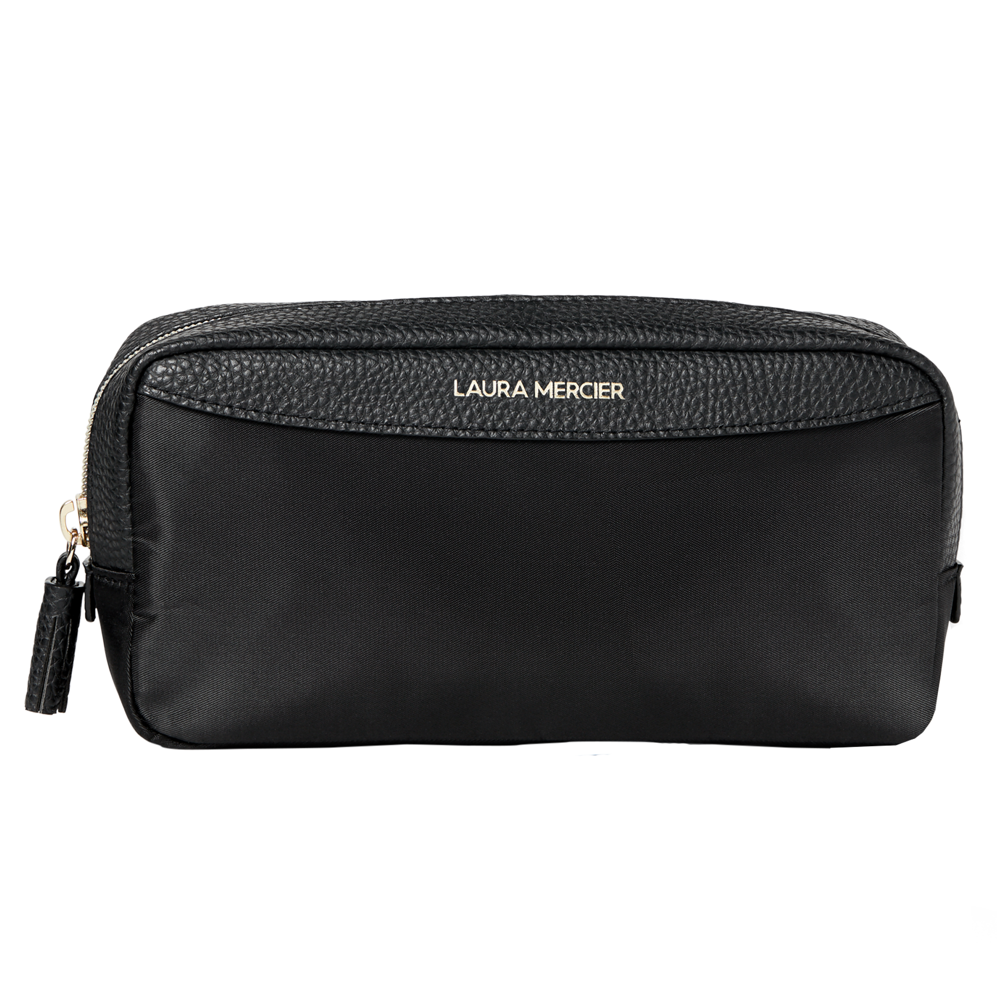 Rectangular Black Makeup Bag View 1