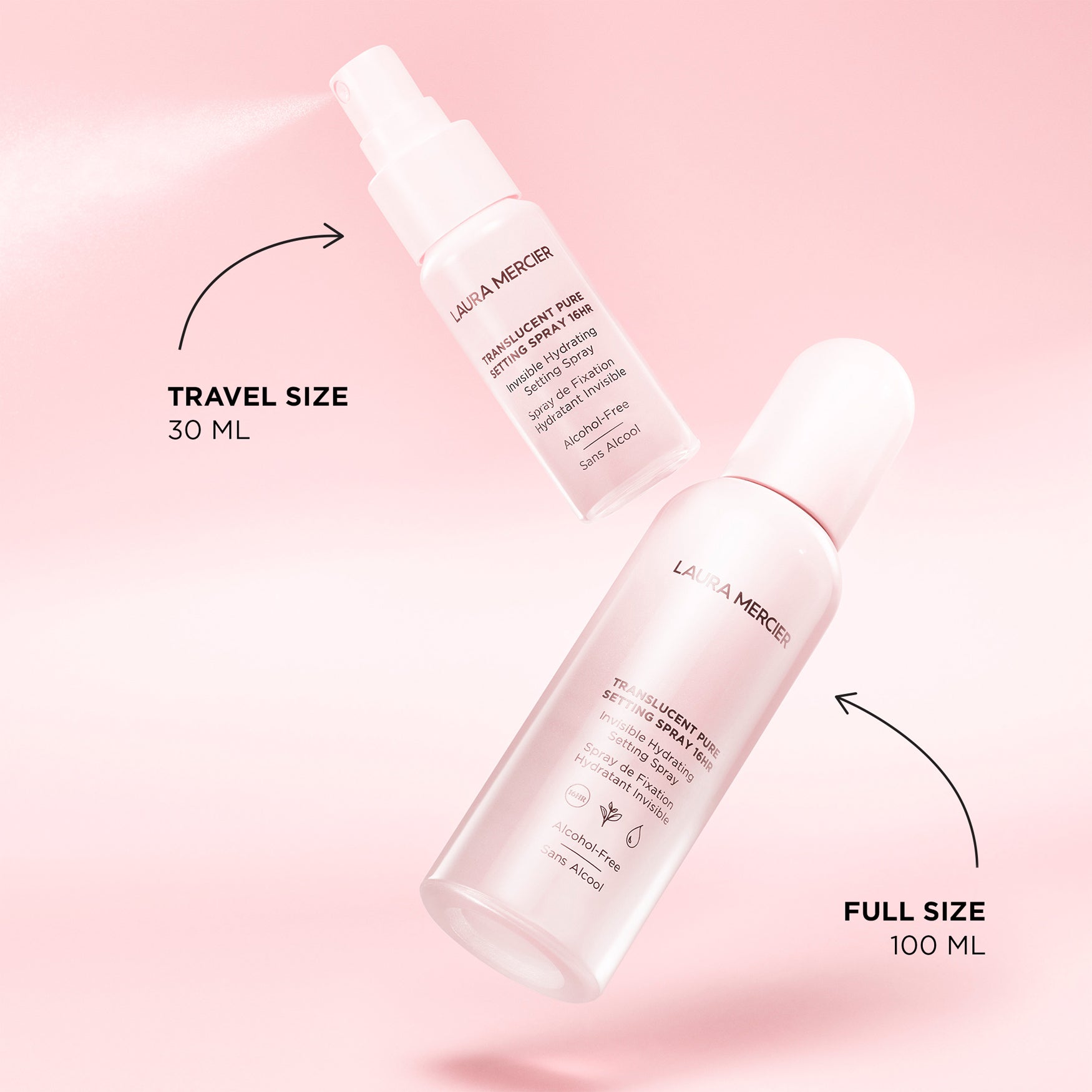 Translucent Pure Setting Spray 16Hr Mini