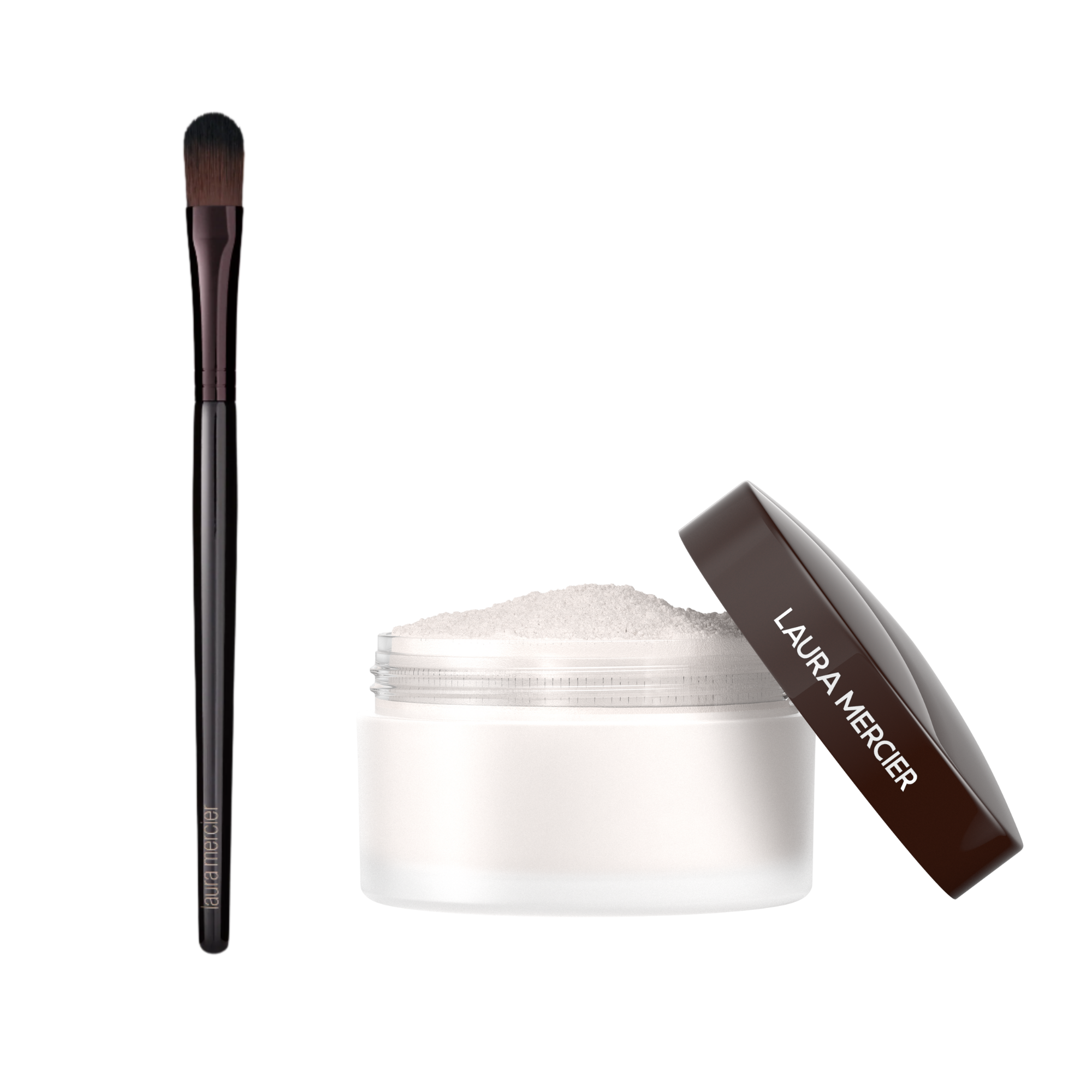 Secret Brightening Powder for Under Eyes + Brush Bundle View 1